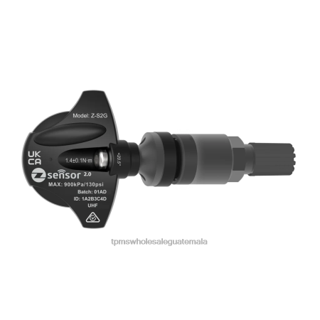 Sensor tpms de repuesto para Ford oe - oe p/n dr3v1a180da, ev6t1a180cb frecuencia 433mhz Sensor De Presión De Neumáticos 4D4J1154 vástago de válvula de metal - gris oscuro